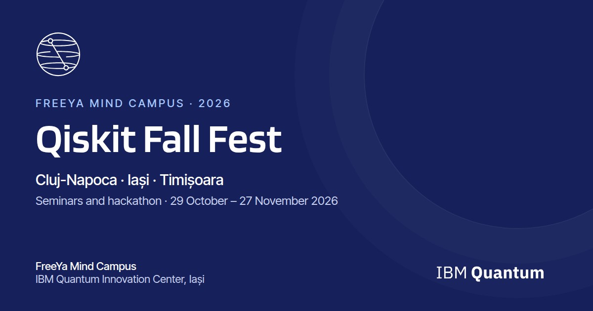 Qiskit Fall Fest 2026 at FreeYa Mind Campus